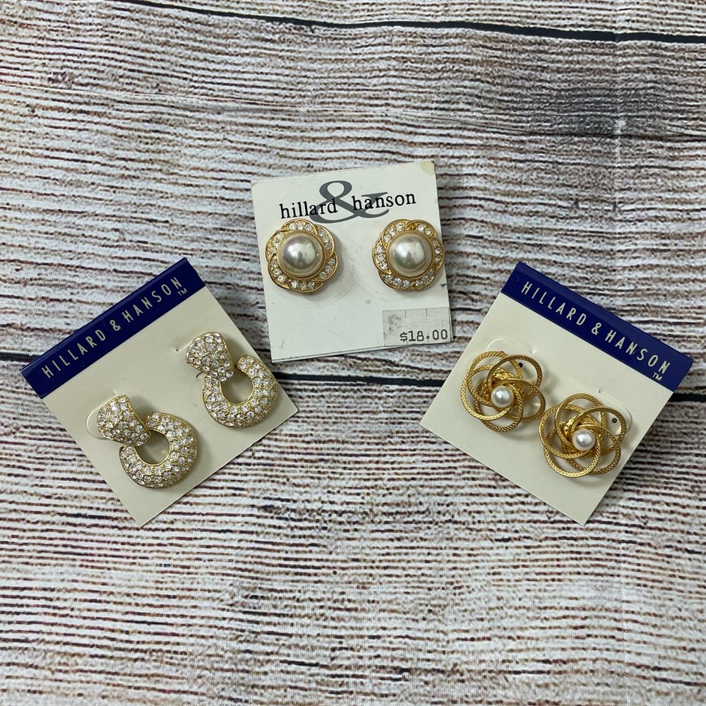 NWT Hillard & Hanson Earring Bundle